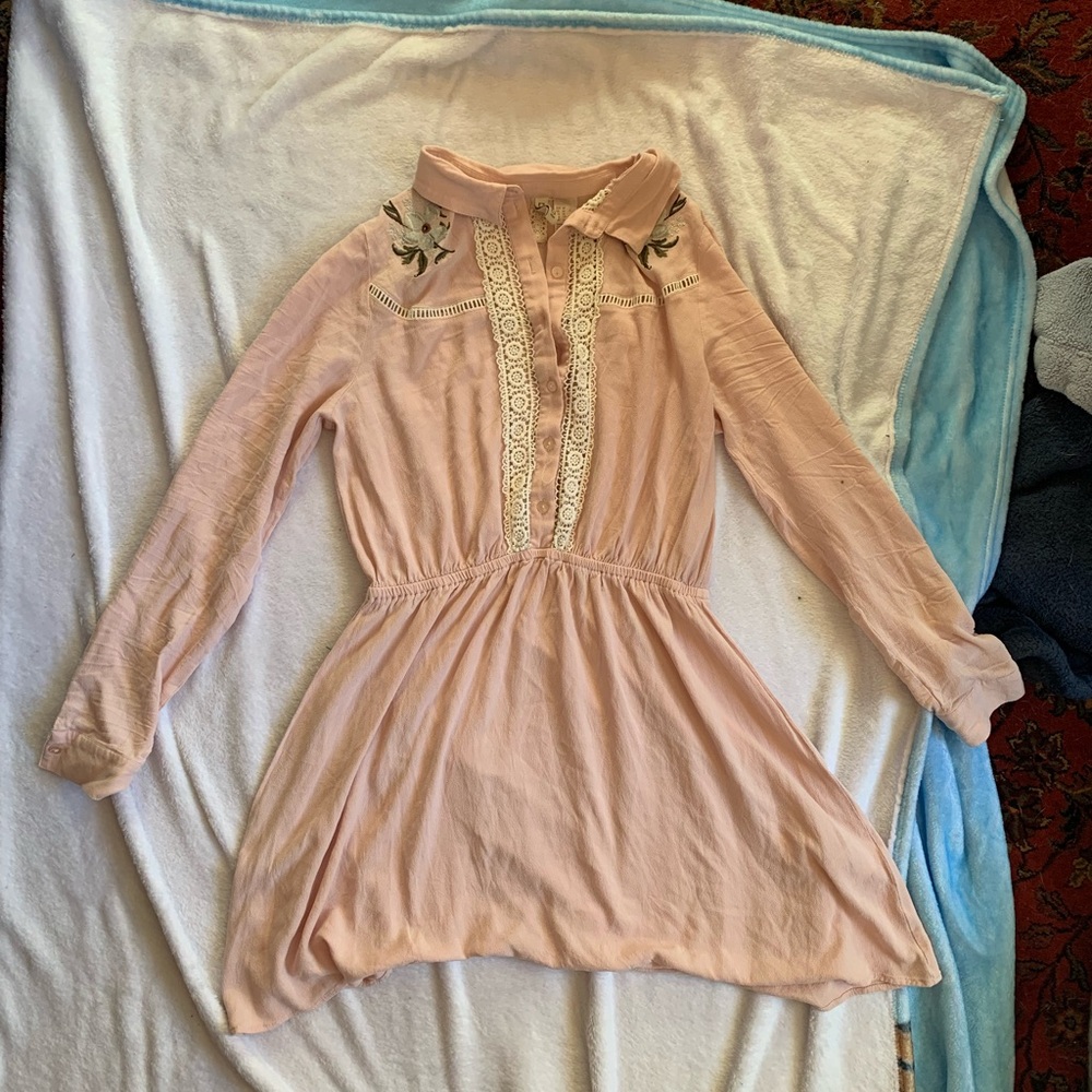 western influenced mini dress